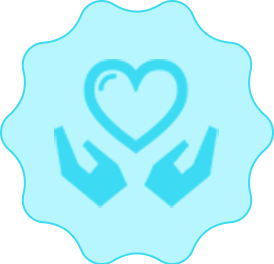 周りのスタッフがあなたをサポートのアイコン